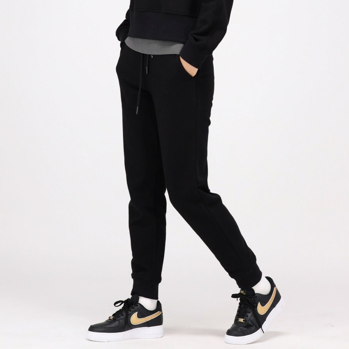 아쿠드(ACUD) (기모) Slim Sweat Jogger Pants _Black