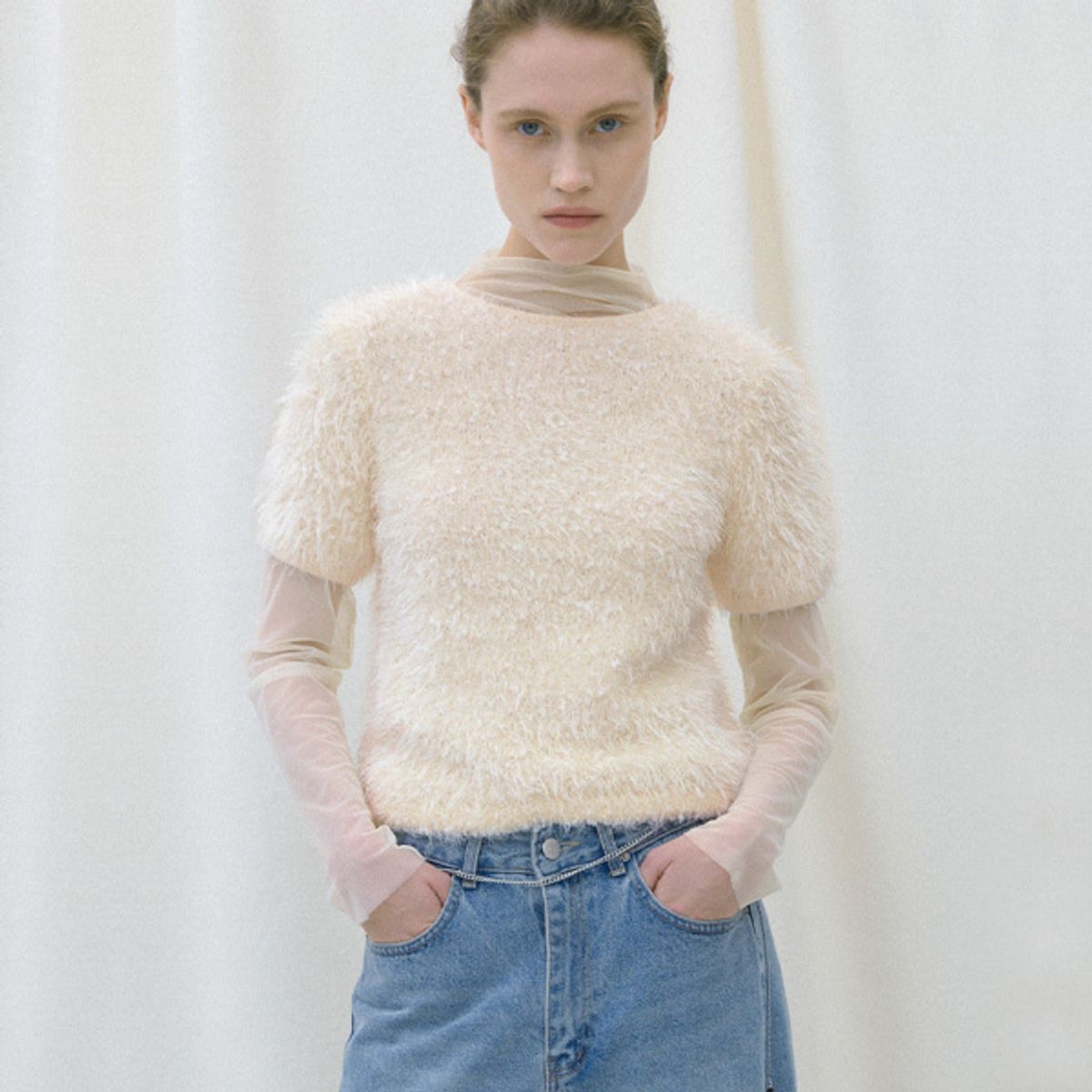 아틀리에 나인(ATELIER NAIN) TWINKLE FANCY YARN KNIT(T-6972)