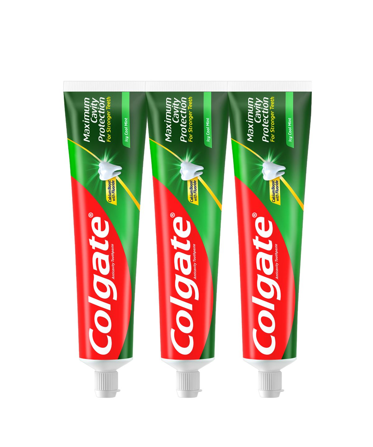 콜게이트(COLGATE) 캐비티 프로텍션 고불소치약 쿨민트 100g 3개