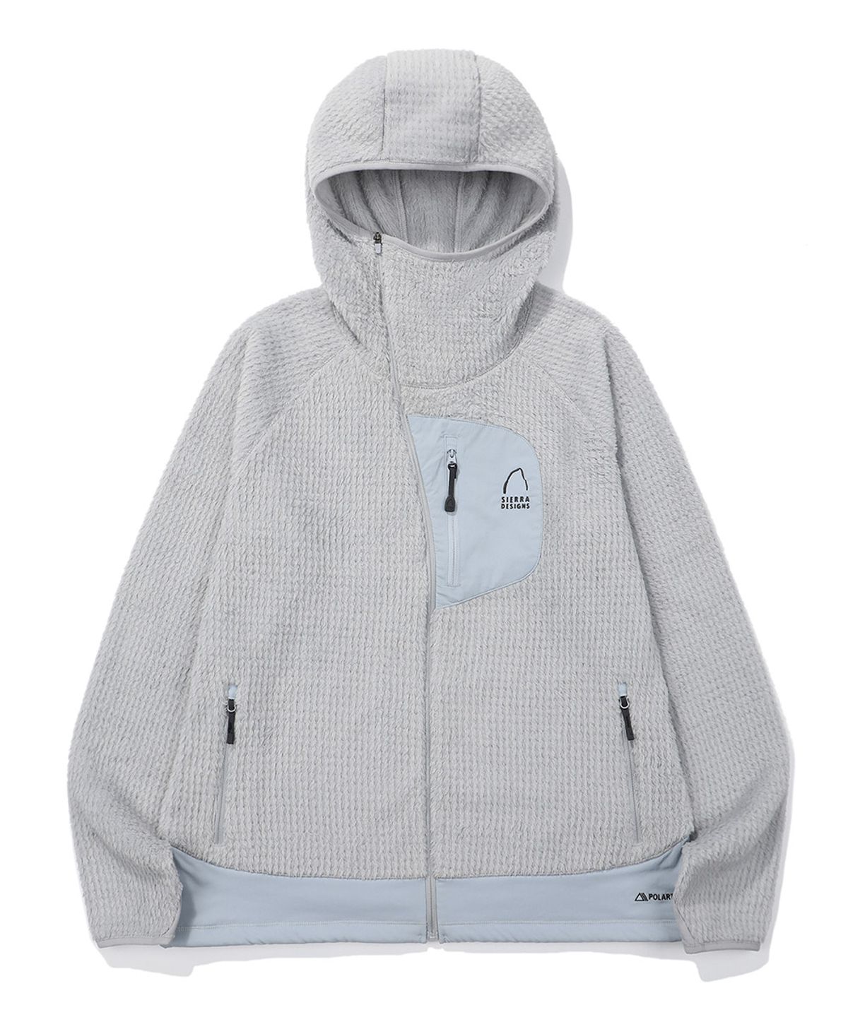 시에라디자인(SIERRA DESIGNS) W) 모스(MOSS) 폴라텍 알파 다이렉트 후드집업 LIGHT GREY