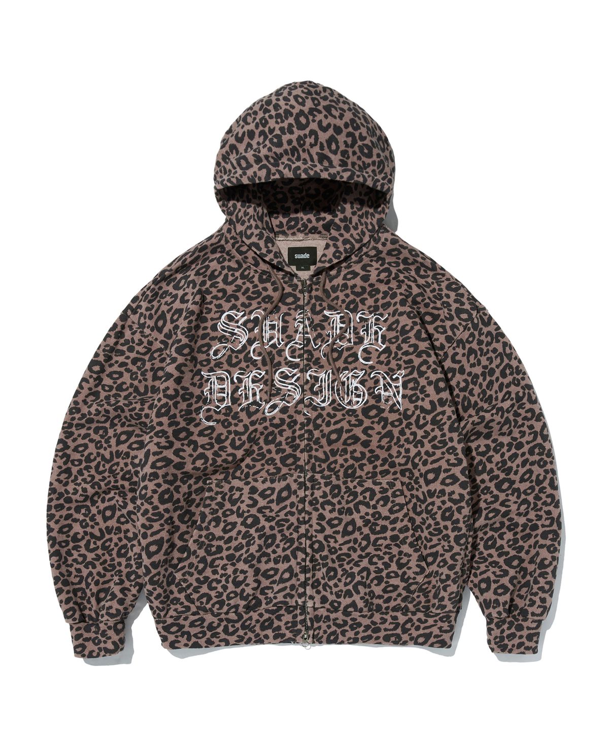 스웨이드(SUADE) LEOPARD HOOD ZIP UP [LEOPARD]