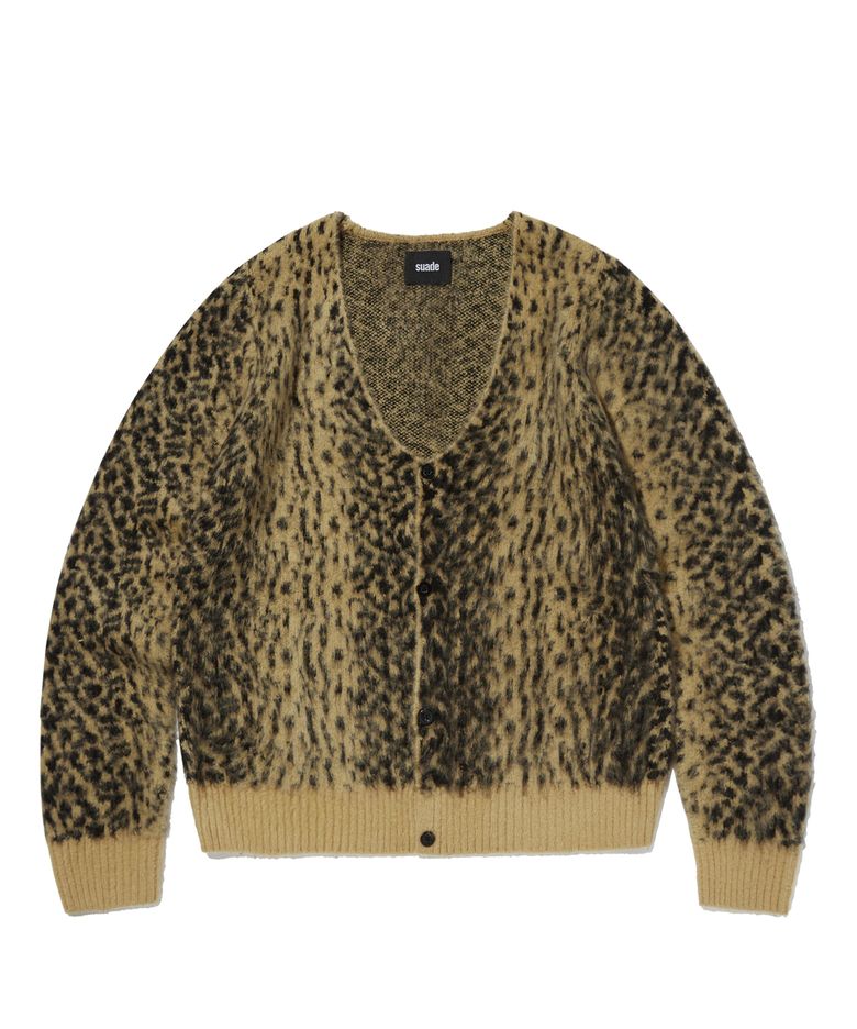 LEOPARD CARDIGAN [YELLOW]