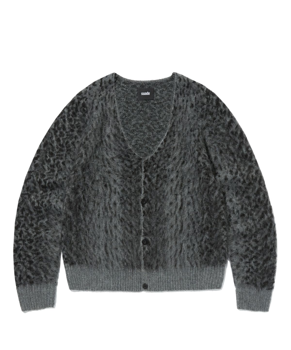 스웨이드(SUADE) LEOPARD CARDIGAN [BLACK]