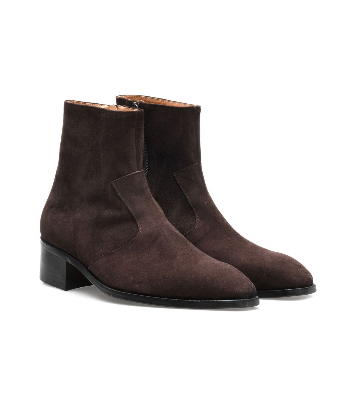올클래식(ALLCLASSIC) ALC139 어도어 웨스턴 부츠 블랙_d.brown suede