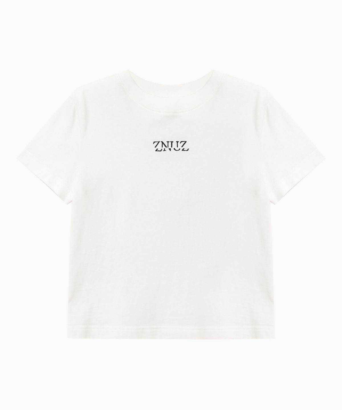 제뉴즈(ZNUZ) 제뉴즈 헤리티지 크롭 탑 - 화이트