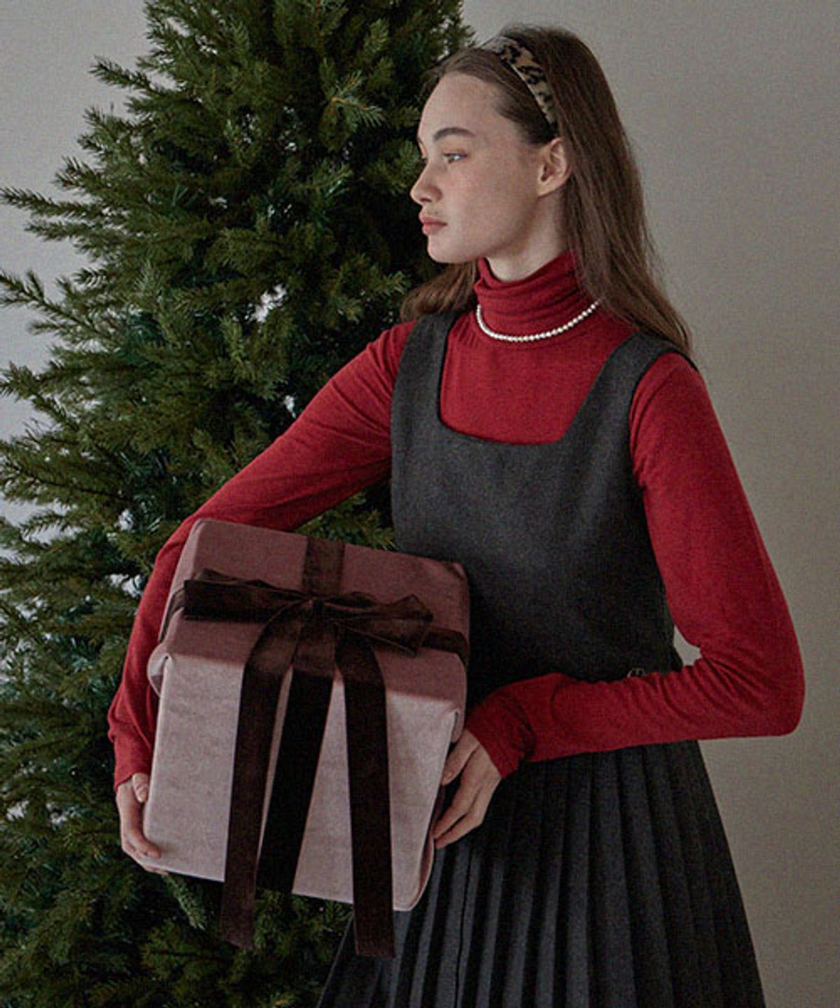 헤인트(HAINT) MONT WOOL TURTLE NECK_2COLORS_RED