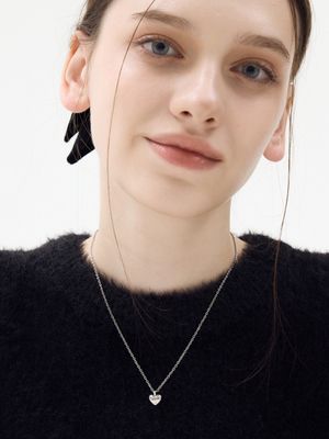 애플 하트 써지컬 네크리스 (Big heart)