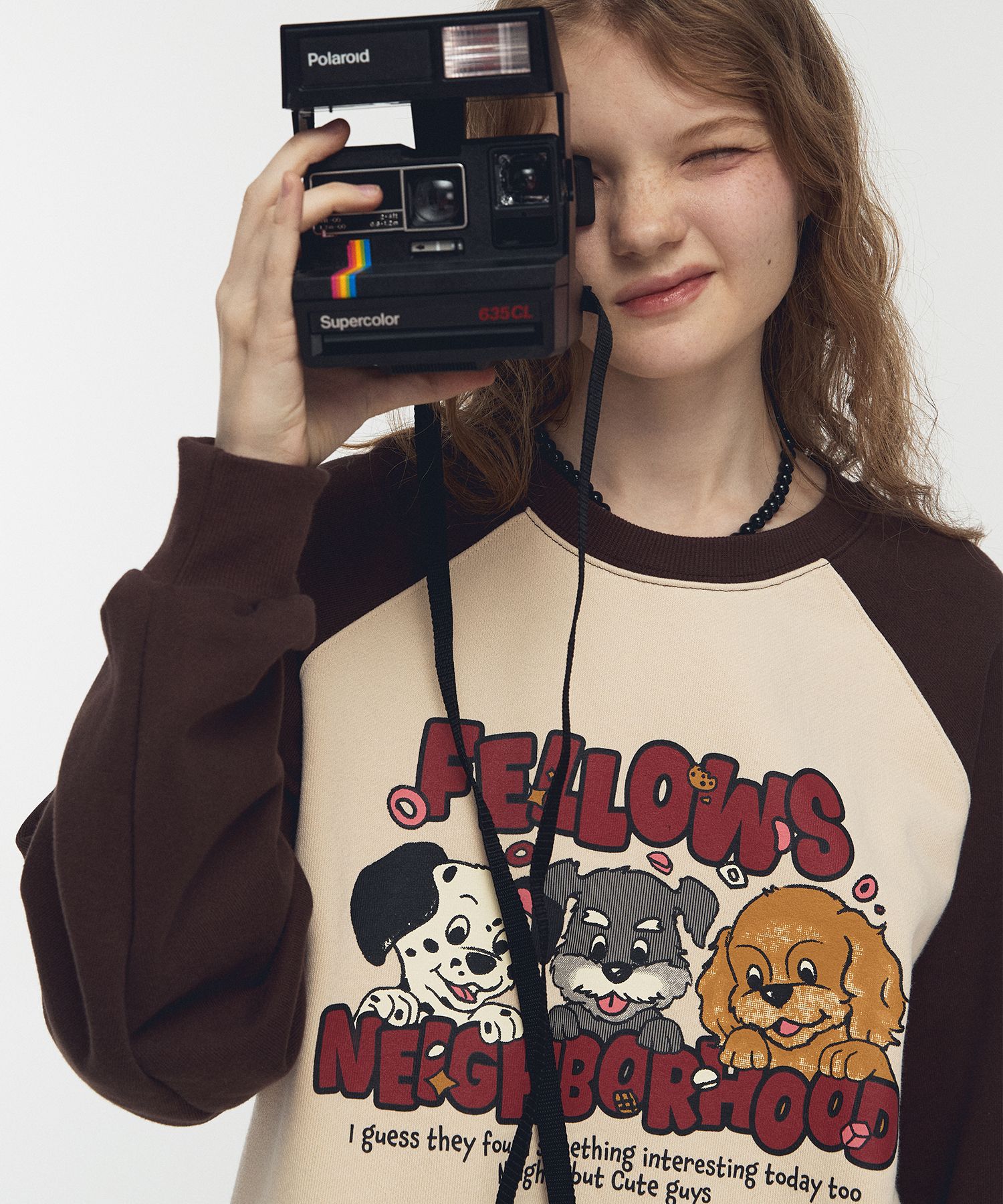 MUSINSA | CPGN STUDIO Fellow Raglan Sweatshirt Brown