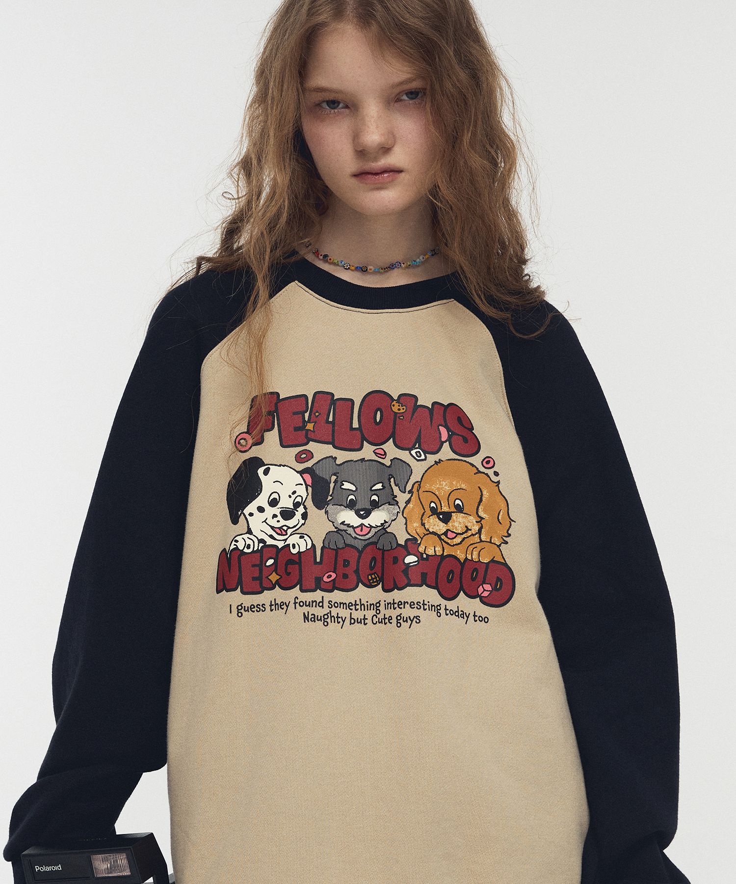【CPGN STUDIO】24SS★ Hexagonal Raglan Sweatshirt CPGN STUDIO】24SS☆ Hexagonal Raglan Sweatshirt
