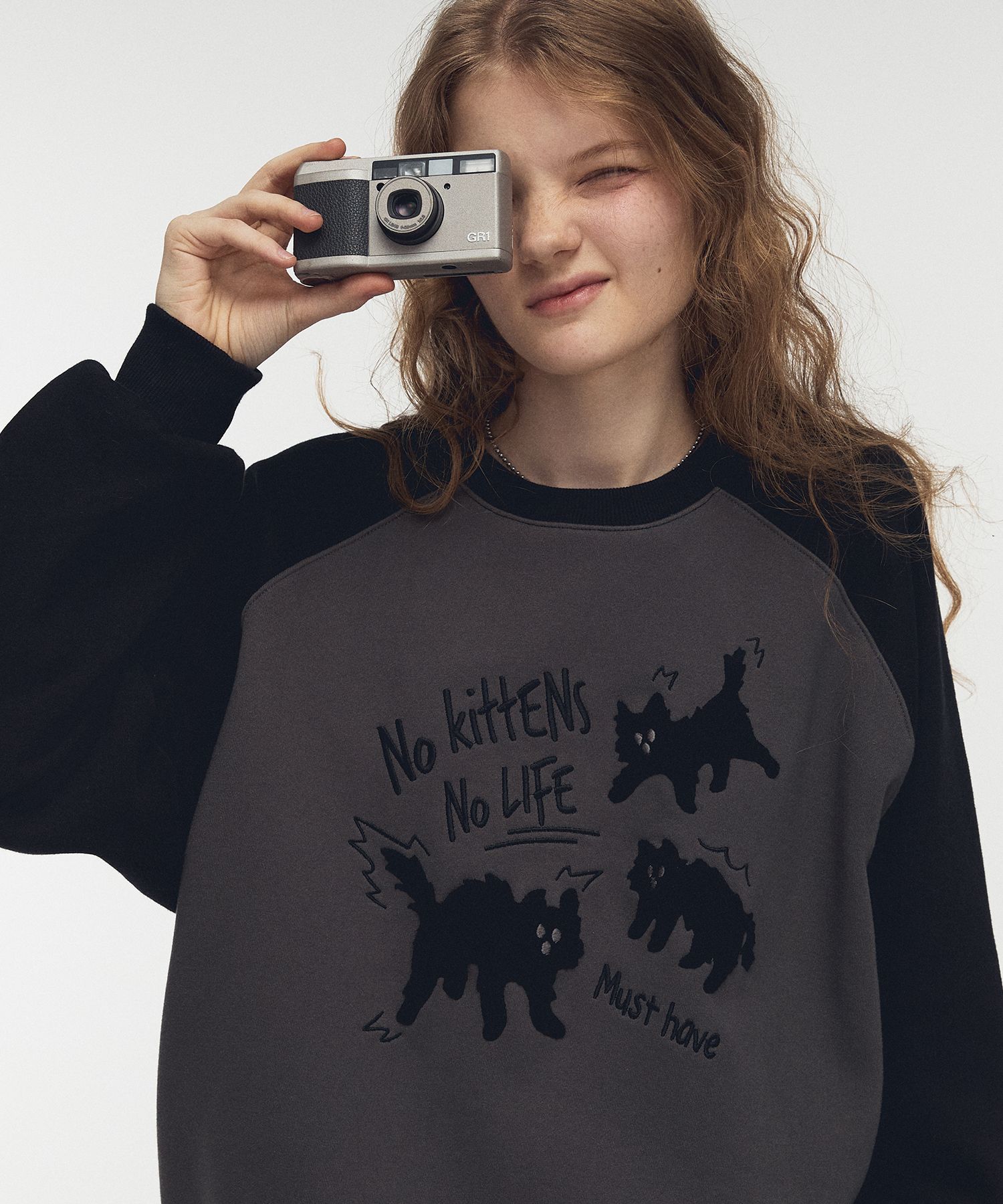 【CPGN STUDIO】23FW★ AiNI CAT Raglan Hoodie MUSINSA | CPGN STUDIO AiNI CAT raglan hoodie mint beige