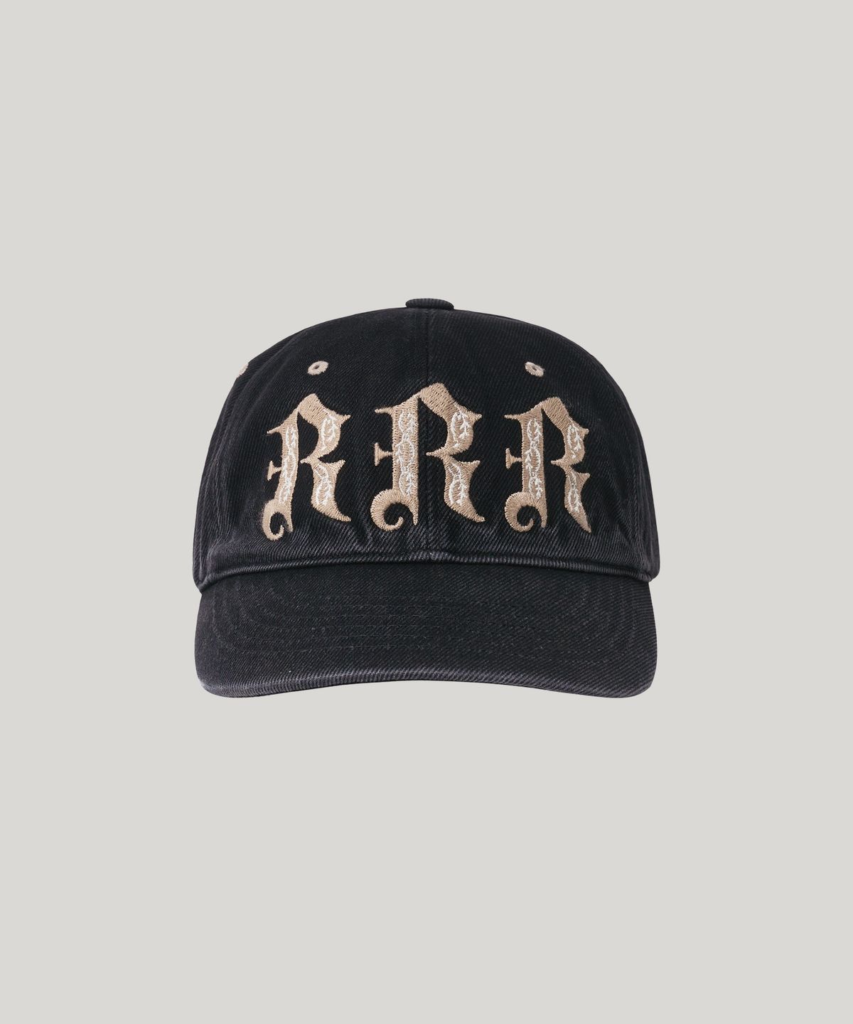 러스틱클럽(RUSTICCLUB) RRR vintage washed cap_Black