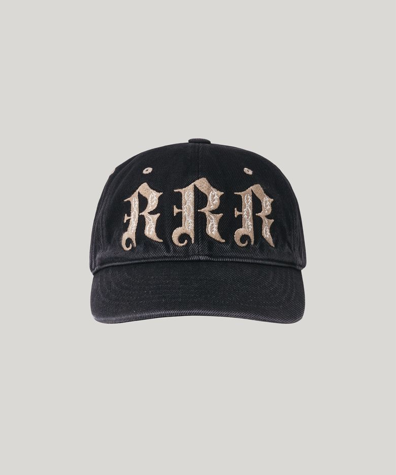 RRR vintage washed cap_Black