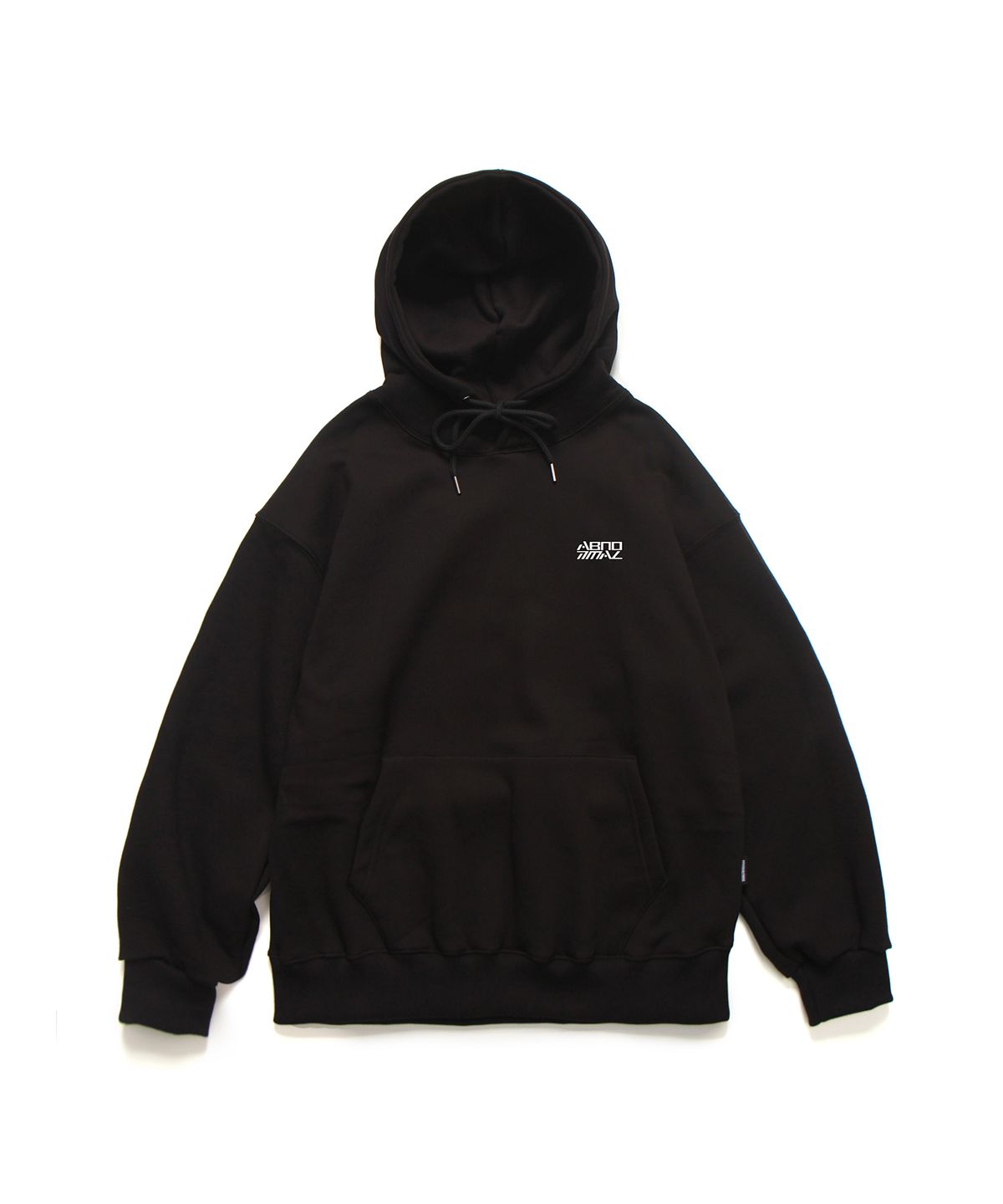앱놀머씽(ABNORMALTHING) 미니멀 후드 블랙 (MINIMAL HOOD BLACK)
