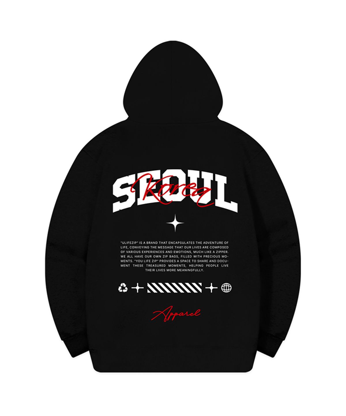 유라이프지(ULIFEZIP) 컴포트서울 오버핏 후드집업 5 Color [ULZH_5011]