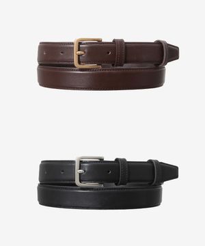 [W]여24MM스퀘어버클소가죽캐주얼벨트 - 2color