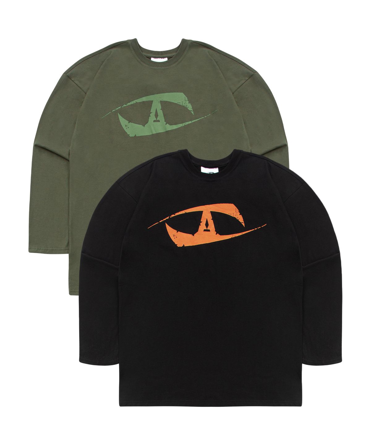 어드코어(ADCORE) [2pack] CRACK LOGO LONG SLEEVE