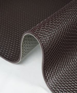 프리컷 양면 욕실매트 브라운그레이