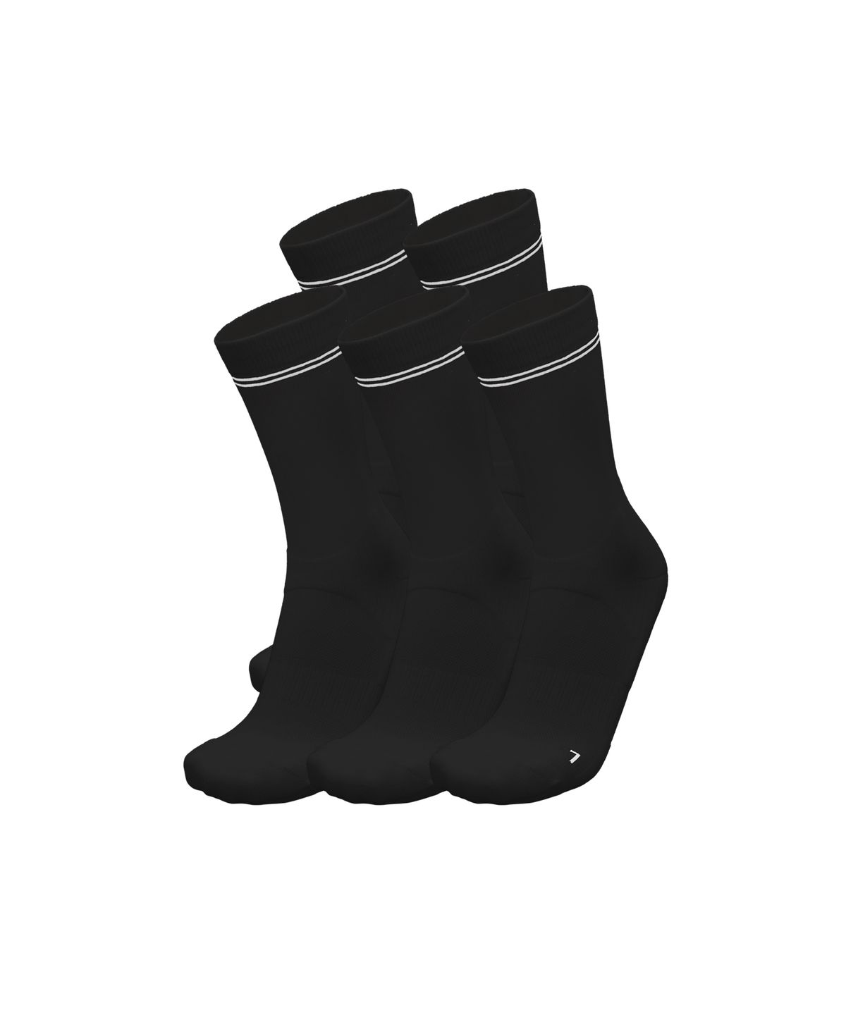 삭스업(SOCKSUP) 컴프레션 러닝 크루삭스 블랙 5PACK