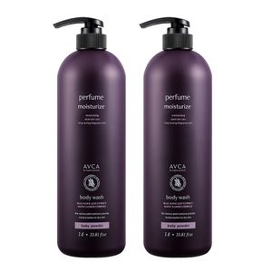 퍼퓸 대용량 바디워시 베이비파우더향 1000ml 2개