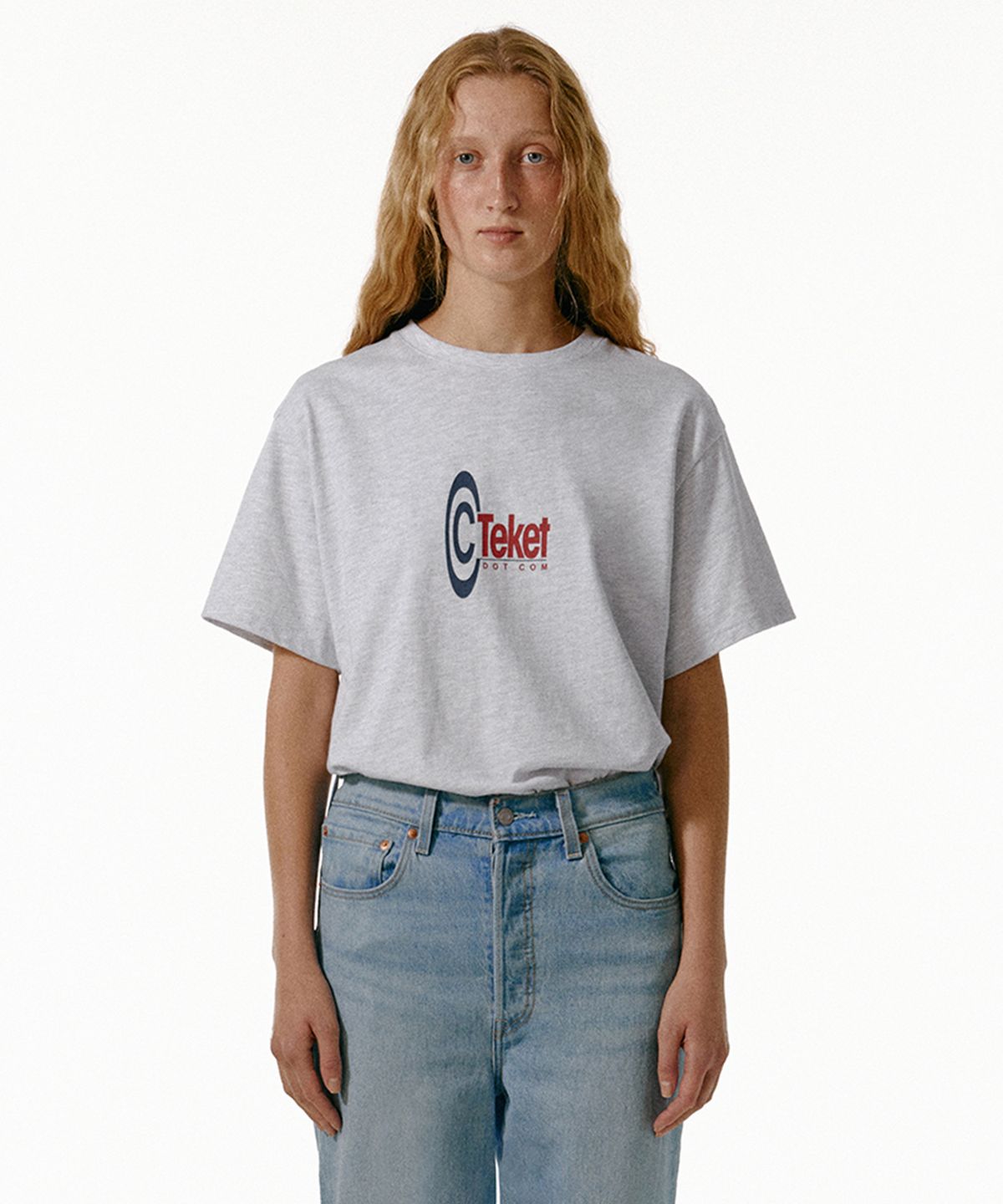 테켓(TEKET) Symbol Tee Melange Gray