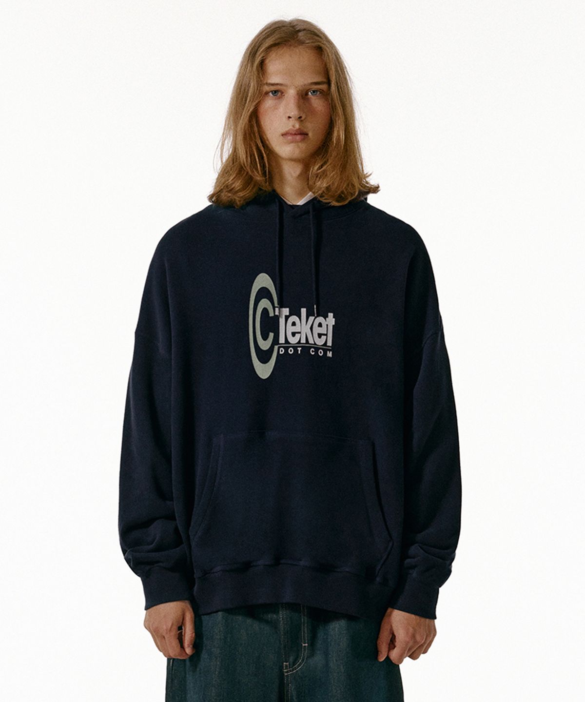 테켓(TEKET) Symbol Hoodie Navy