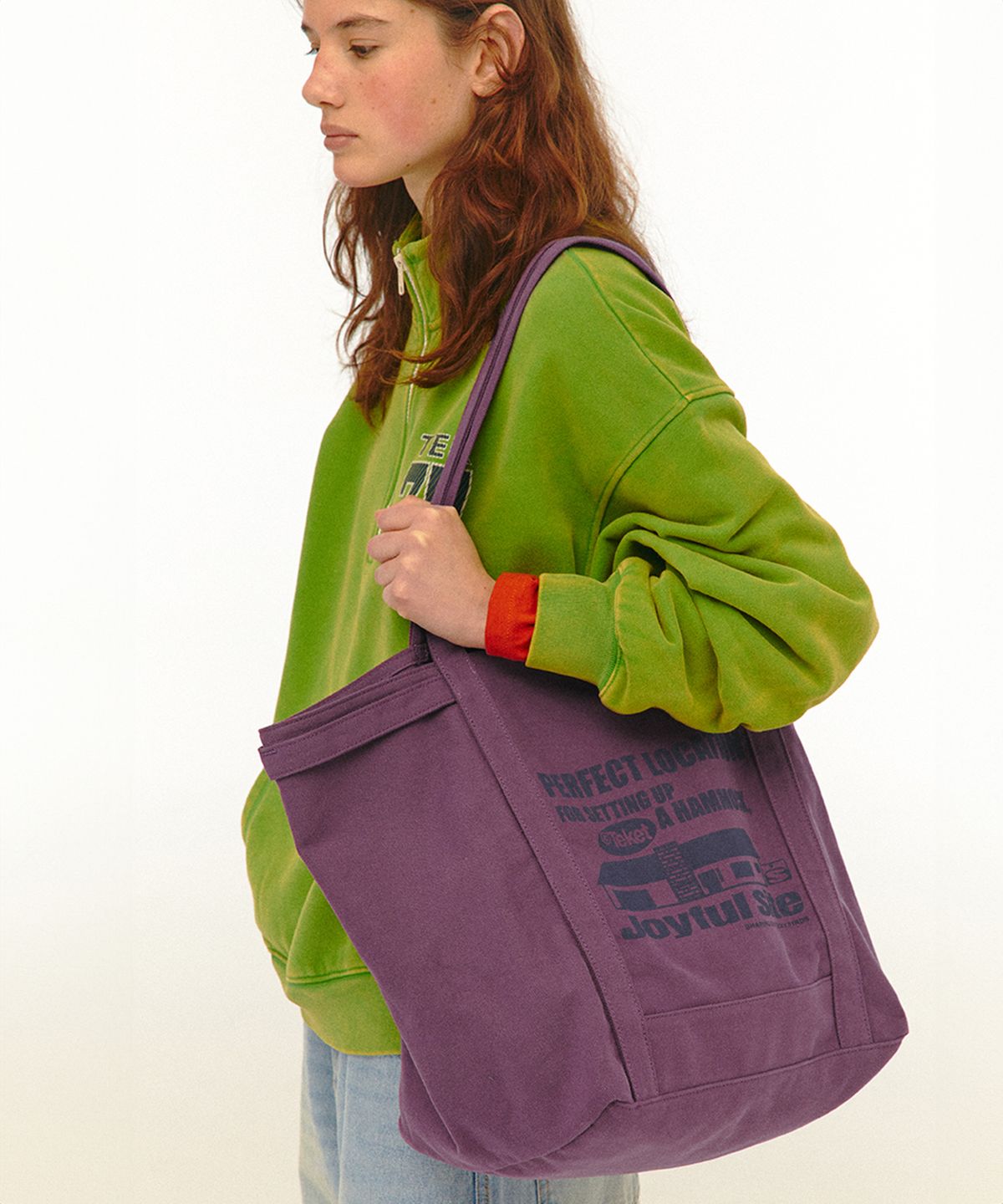 테켓(TEKET) Joyful Tote Bag Purple