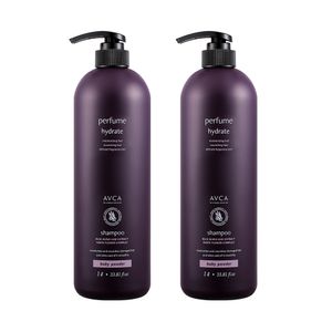 퍼퓸 대용량 샴푸 베이비파우더향 1000ml 2개