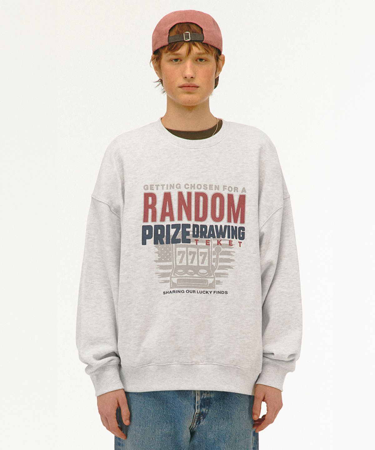 테켓(TEKET) Random Sweatshirt Melange Gray