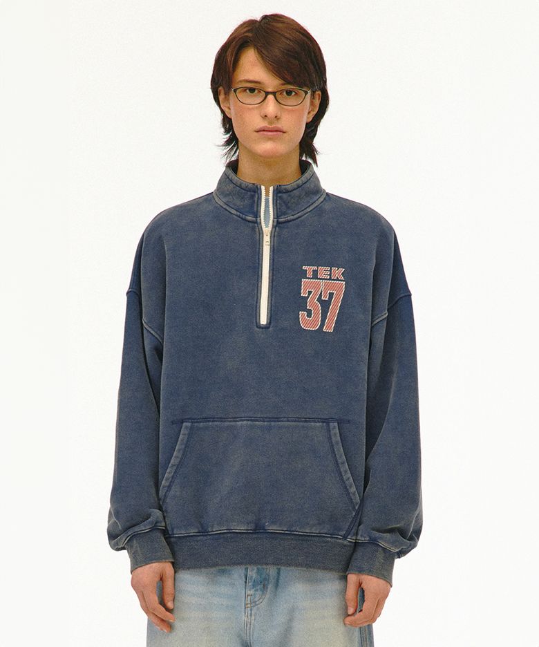 TEK Half Zip-Up Sweatshirt Navy