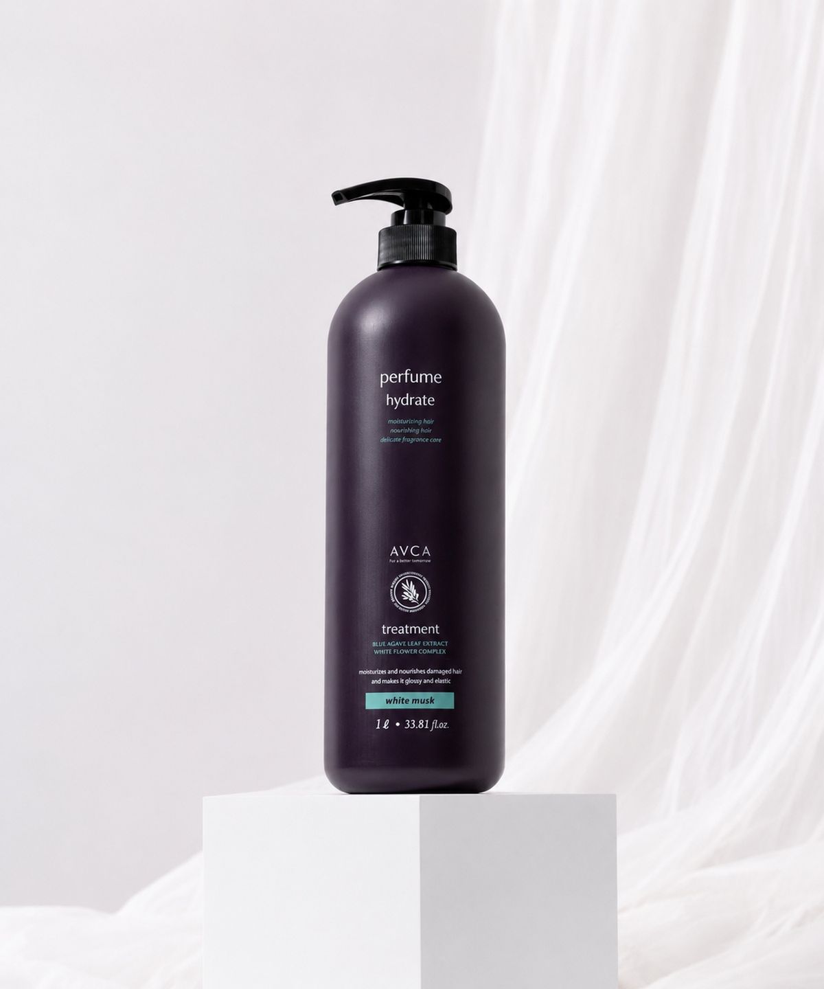 아브카(AVCA) 퍼퓸 대용량 트리트먼트 화이트머스크향 1000ml
