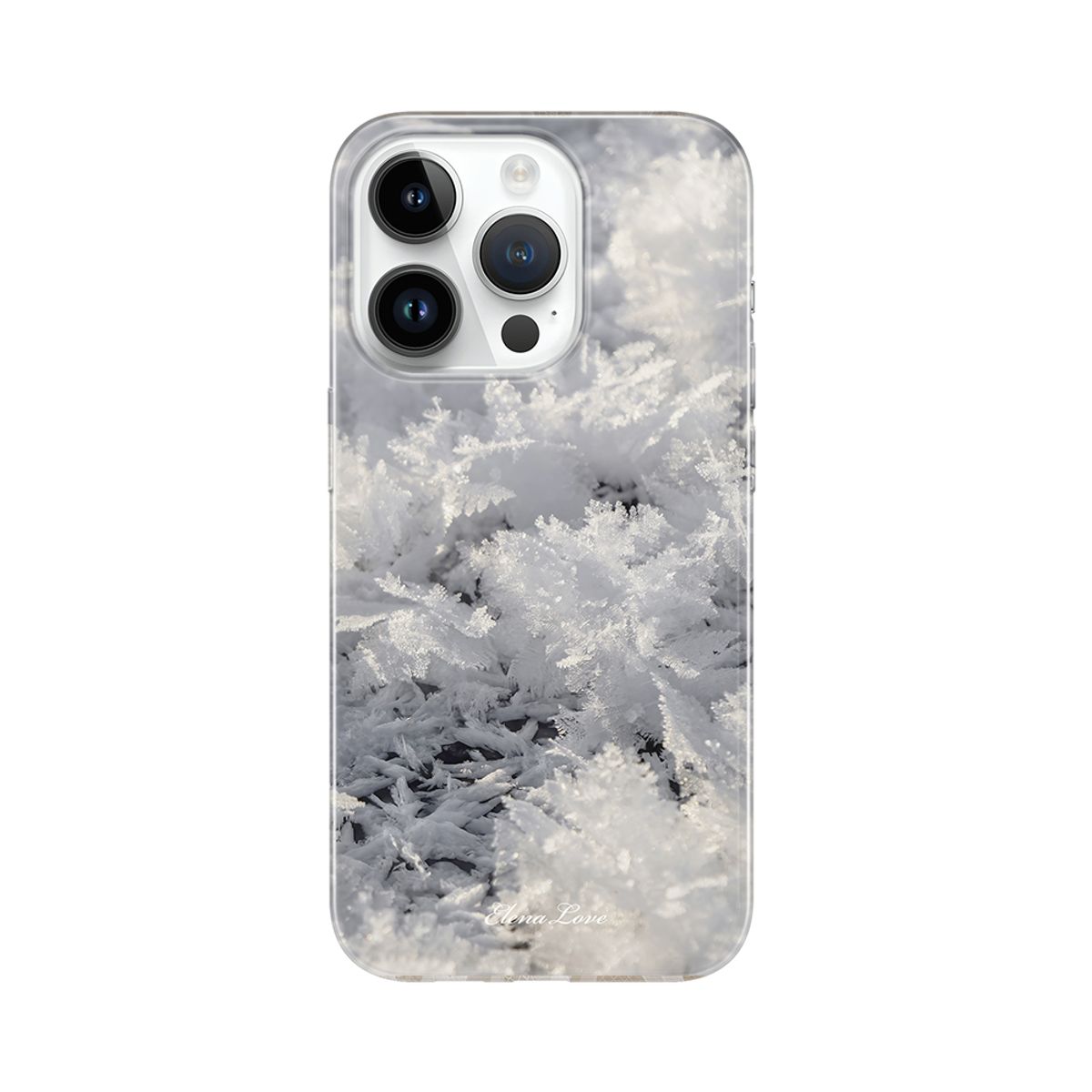엘레나 러브(ELENALOVE) [Clear case] Blossom of snow