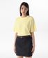 우먼즈 릴렉스 핏 크루 넥 티셔츠 [레몬]