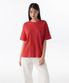 우먼즈 릴렉스 핏 크루 넥 티셔츠 [레드]