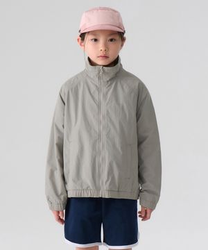 하이넥 윈드브레이커 재킷 [티탄 그레이]