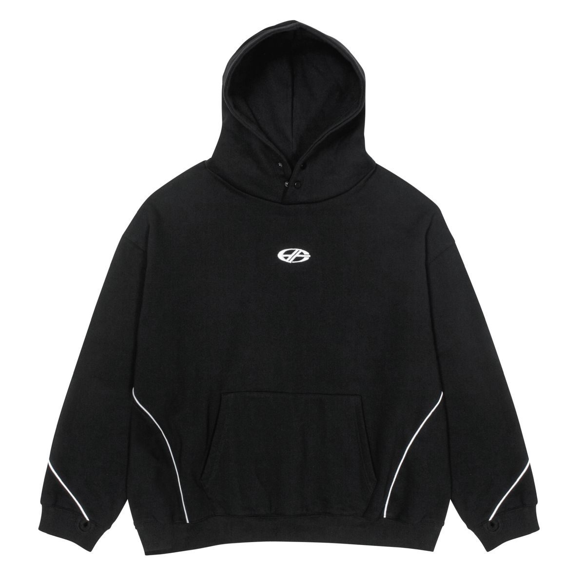 현피트(HYUNFIT) REFLECTION TRACK HOODED-[BLACK]