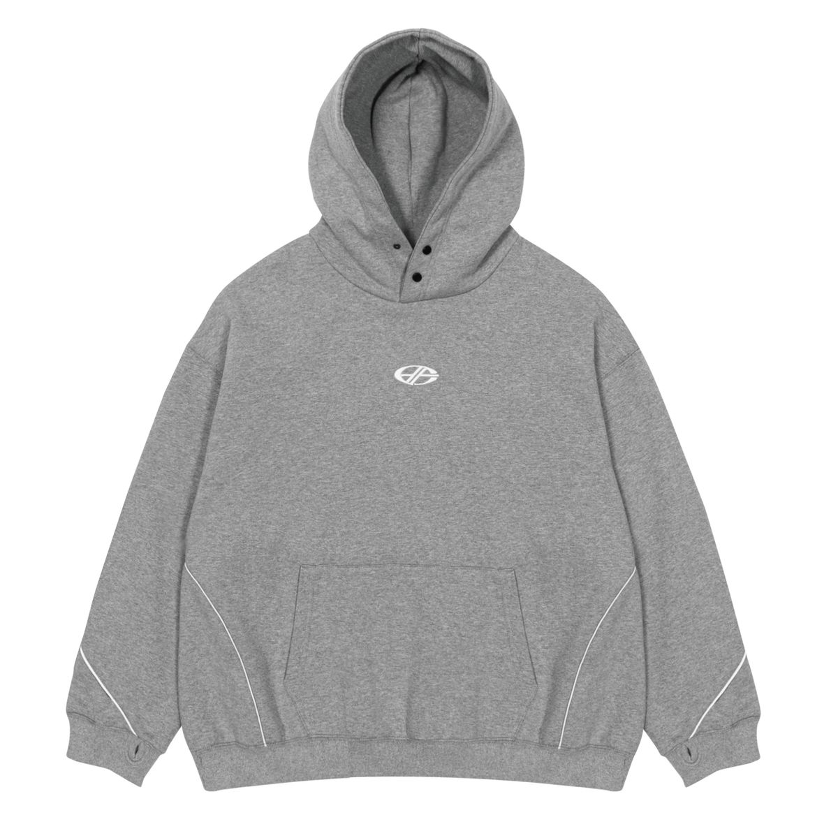 현피트(HYUNFIT) REFLECTION TRACK HOODED-[GRAY]