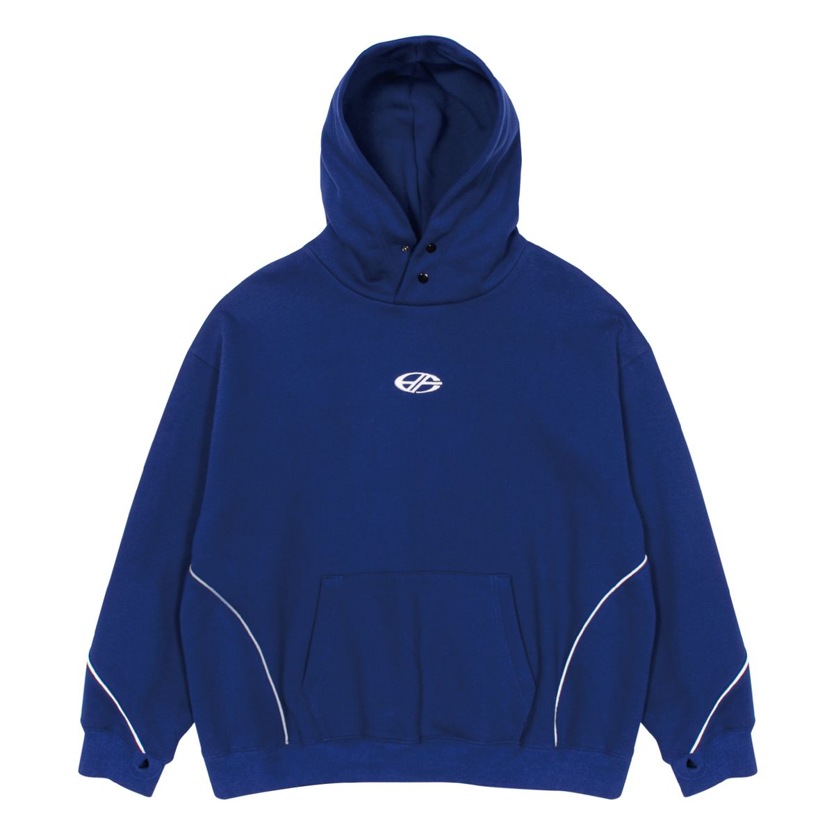 현피트(HYUNFIT) REFLECTION TRACK HOODED-[BLUE]