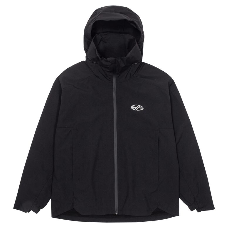 NYLON WATERPROOF HOODED JACKET