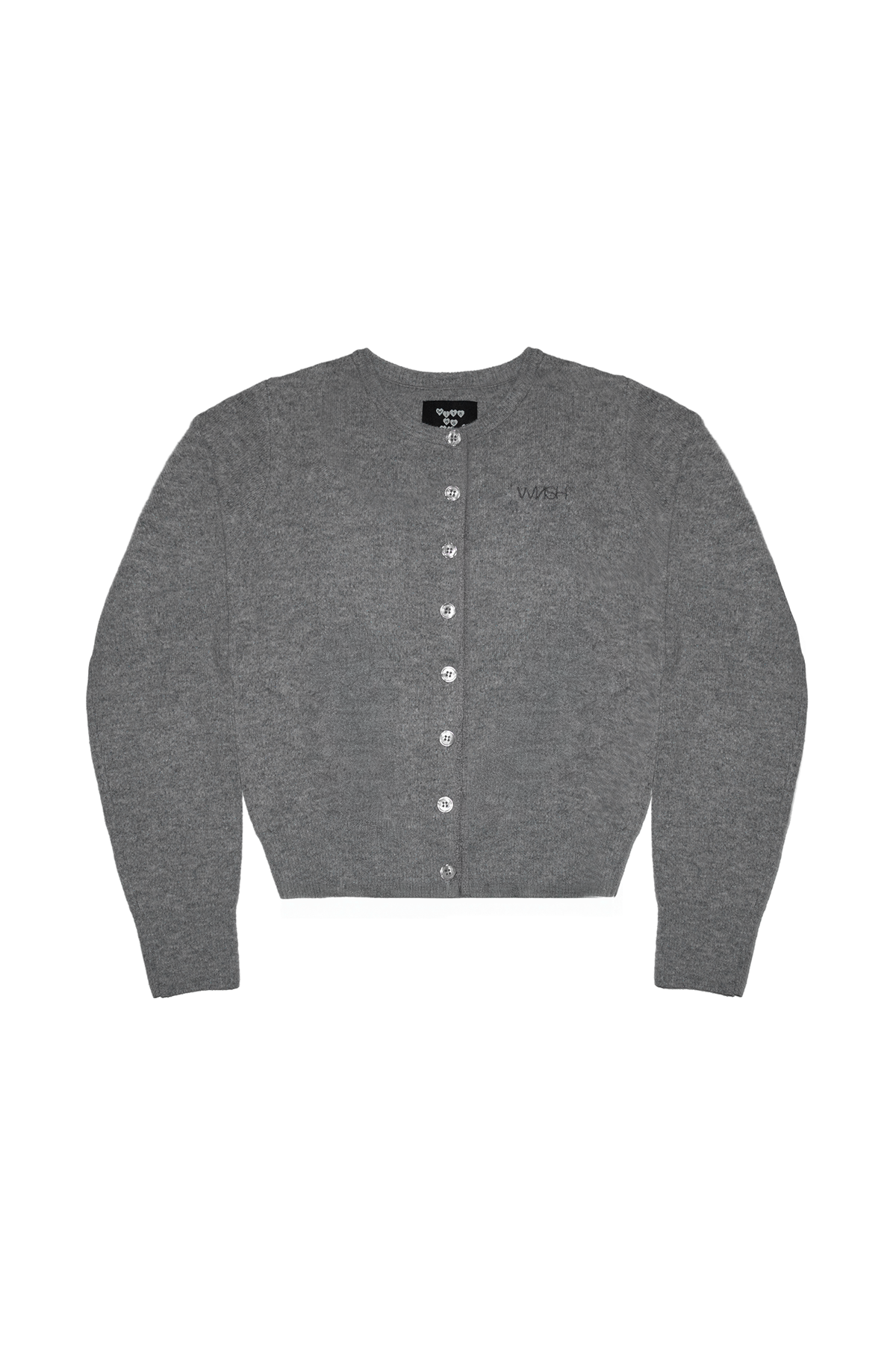 위드노쇼어(WITHNOSHORE) WNSH Knit Cardigan - gray