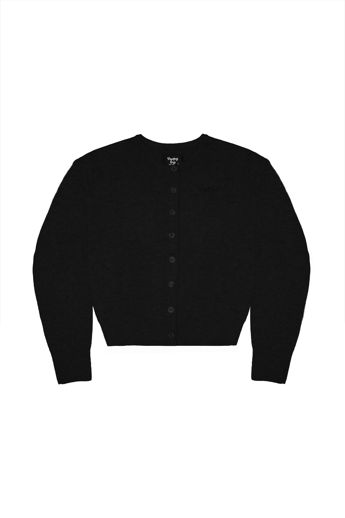 위드노쇼어(WITHNOSHORE) WNSH Knit Cardigan - black
