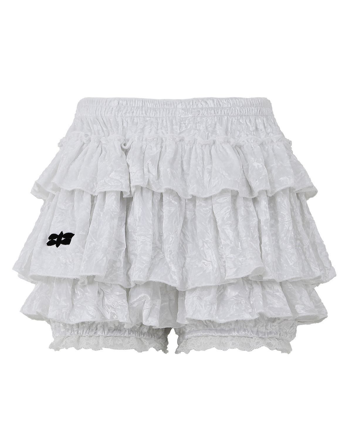플라즈마스페어(PLASMA SPHERE) SWAN SKIRT IN WHITE (벨벳 캉캉 스커트)