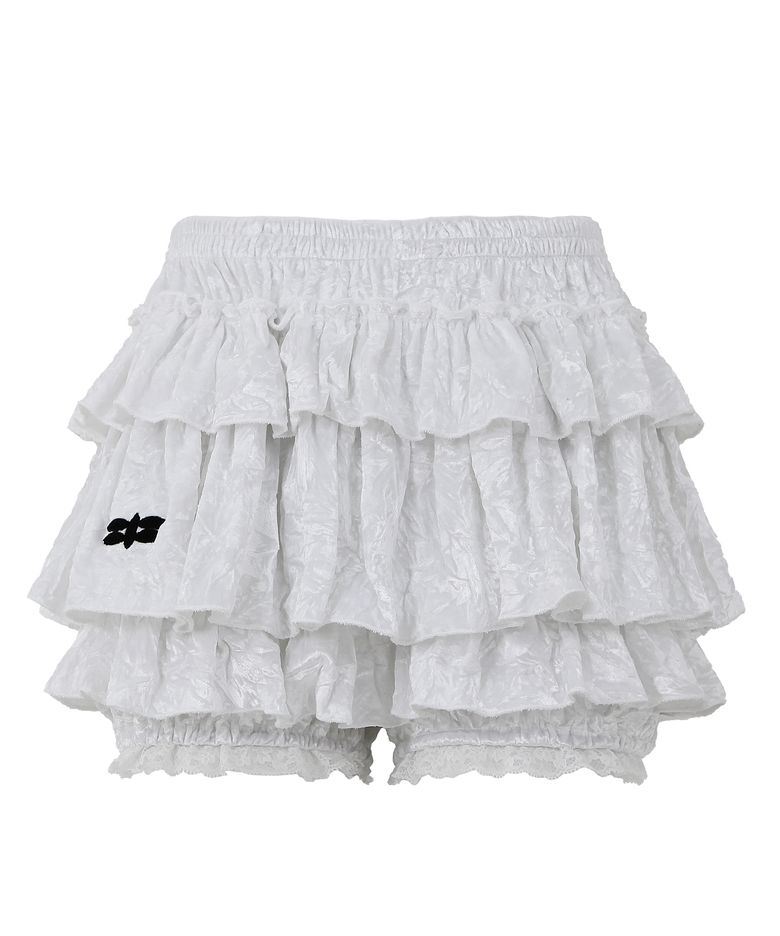 SWAN SKIRT IN WHITE (벨벳 캉캉 스커트)