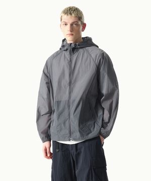 [시티 레저] 시어 윈드브레이커 재킷 [블루 그레이]