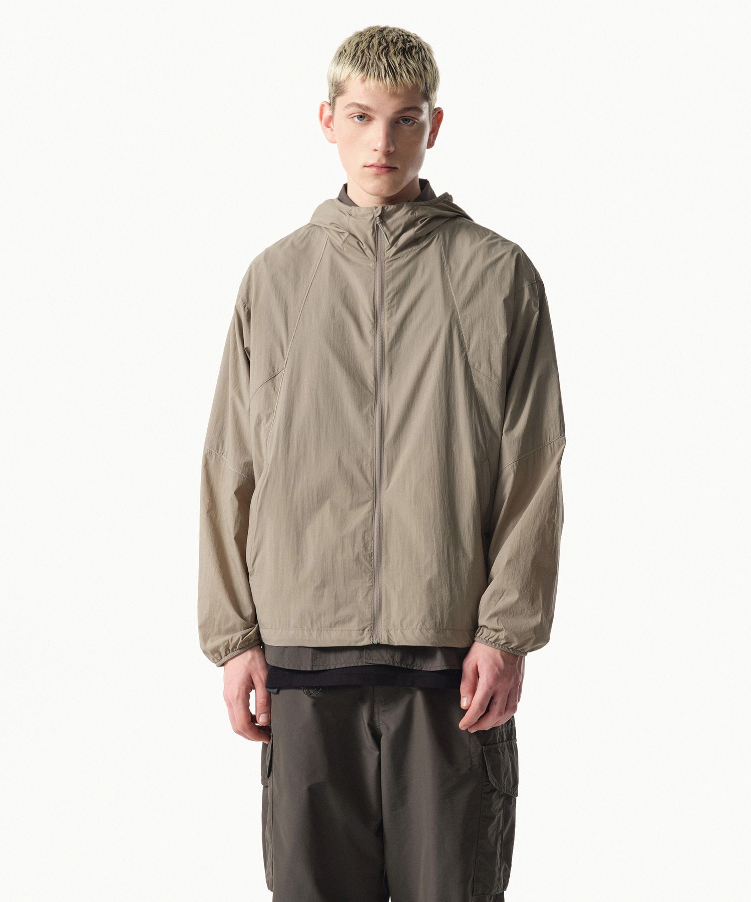 VEATM WIND STRETCH BLOUSON XLサイズ ベージュ MUSINSA公式 | MUSINSA STANDARD City Leisure High Neck Sheer