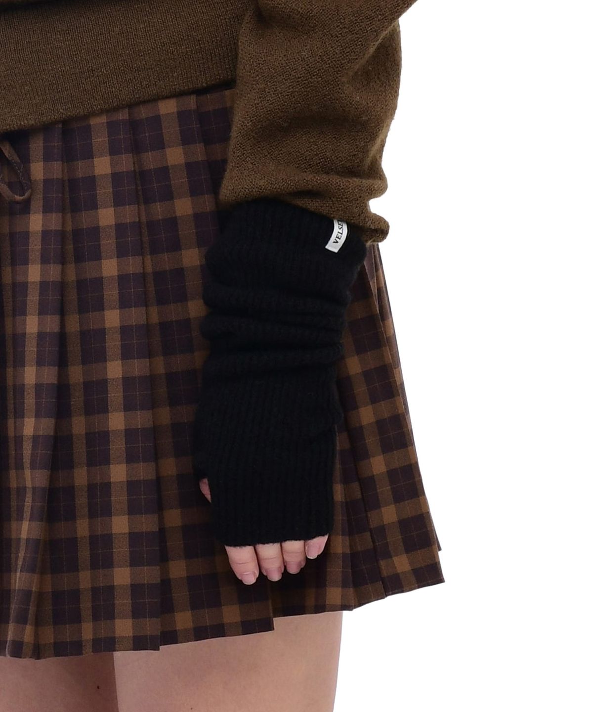벨지(VELSEY) 울 블렌디드 핸드 워머 블랙