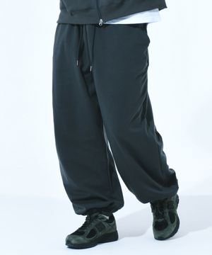 와이드 조거핏 트레이닝 팬츠 - 차콜