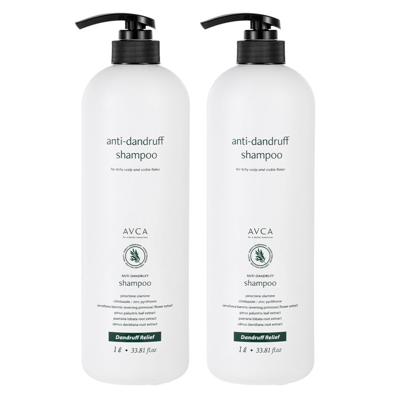 클리닉 가려운 두피 컨트롤 비듬 케어 샴푸 1000ml 2개