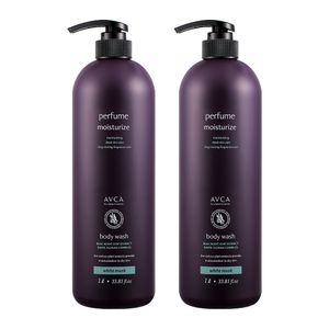퍼퓸 대용량 바디워시 화이트머스크향 1000ml 2개