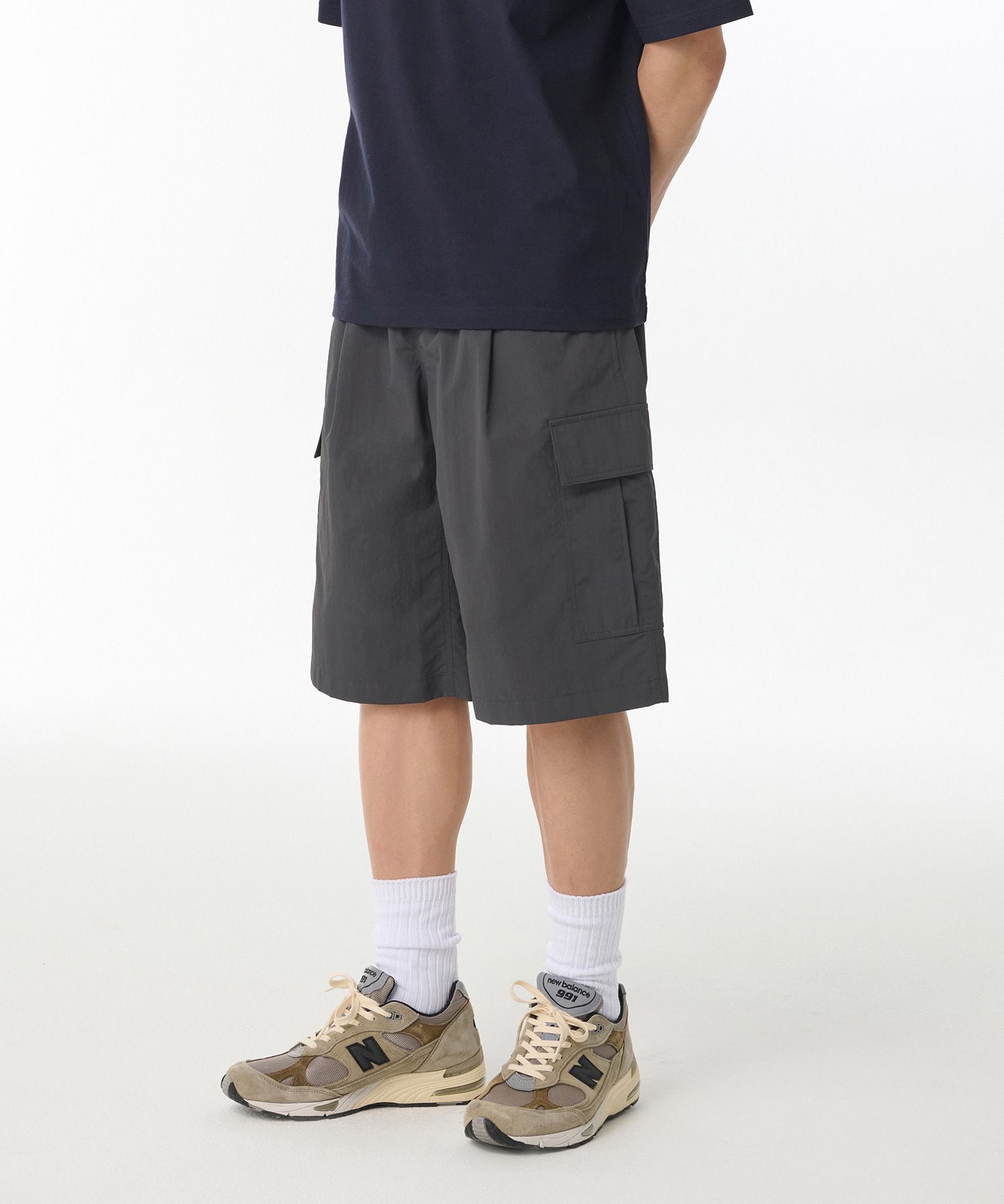 ★MUSINSA STANDARD★ Nylon Cargo Banding Bermuda Pants Khaki MUSINSA | MUSINSA STANDARD Nylon Cargo Banding Bermuda Pants