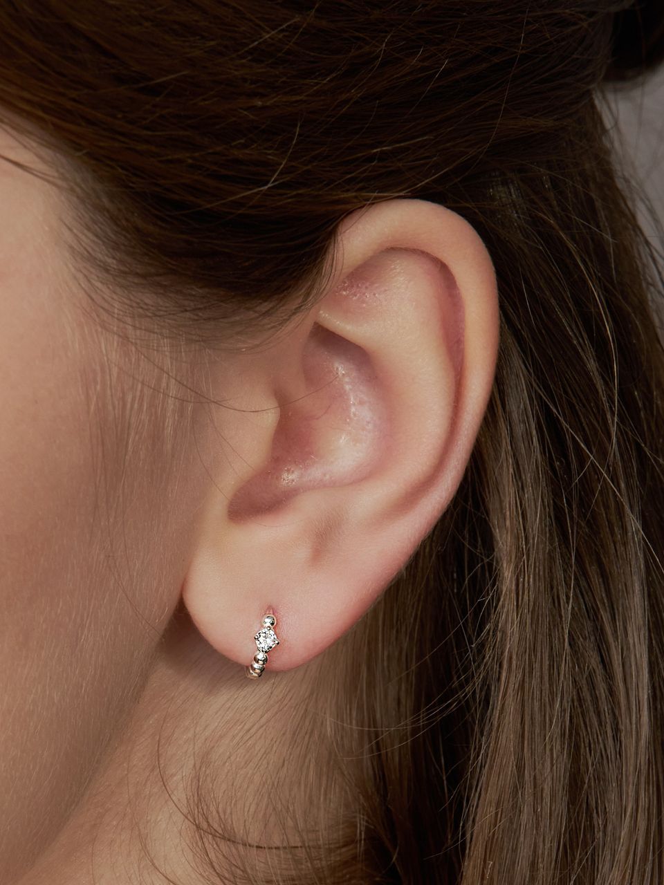 ★Hei★ [sv925] shell onetouch earring MUSINSA | HEI [sv925] shooting star one-touch earring